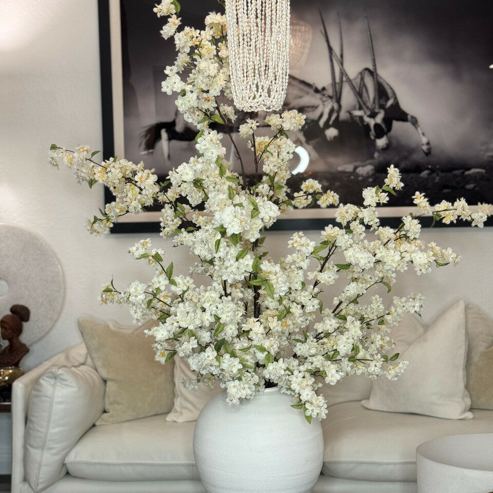 Konos Vase with Cherry Blossom