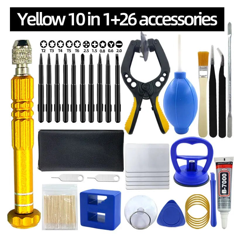 Precision Phone Repair Tool Kit — 14-Piece Screen Opening & Disassembly Set